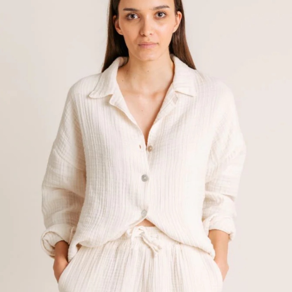 Intuitiva New York Sz M/L Resort Cotton Shirt